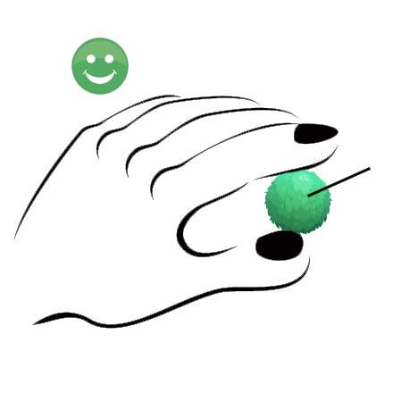 Watch your fingers. Felting needles are sharp, and can hurt you.